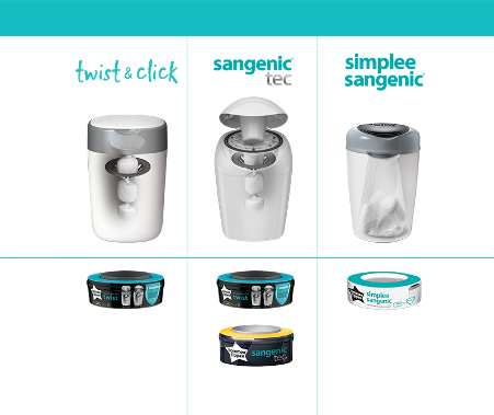 Repuesto contenedor para pañales Twist & Click - Tommee Tippee